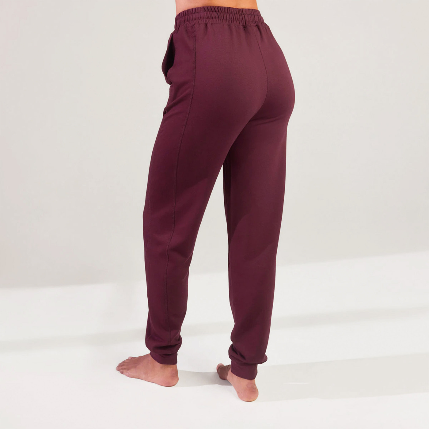 Luxe Lounge Jogger - Dark Cherry