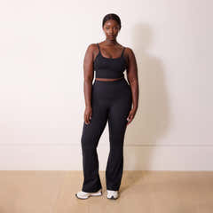 24/7 Revitalise Flare Leggings - Midnight Black