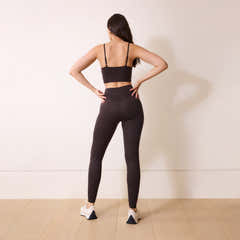 24/7 Revitalise High Waisted Leggings - Black Coffee