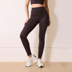 24/7 Revitalise 7/8 High Waisted Leggings - Black Coffee