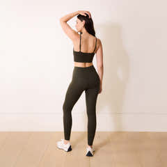24/7 Revitalise Sports Bra - Deep Olive