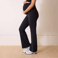 Maternity 24/7 Revitalise Flare Leggings - Midnight Black