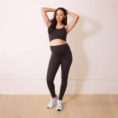 Maternity 24/7 Revitalise Leggings - Black Coffee