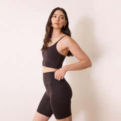 24/7 Revitalise Cycling Shorts - Black Coffee
