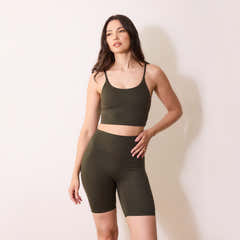 24/7 Revitalise Cycling Shorts - Deep Olive