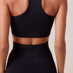Sculpt Seamless Sports Bra - Black