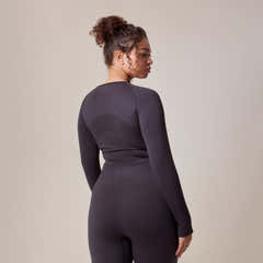 Sculpt Seamless Long Sleeve Top - Shadow
