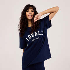 Graphic T-shirt Varsity - Navy