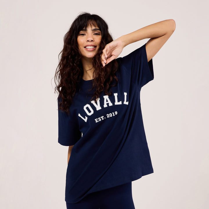Graphic T-shirt Varsity - Navy