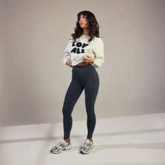 Everyday High Waisted Leggings - Dark Grey Marl