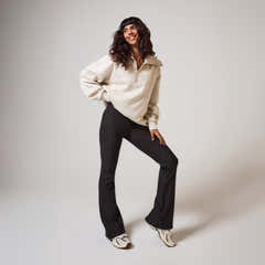 Winter Flare Leggings - Black Coffee