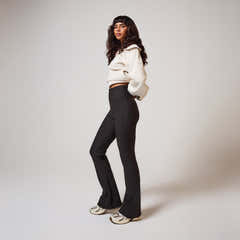 Winter Flare Leggings - Black Coffee