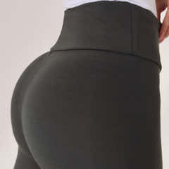 Lightweight Everyday High Waisted Leggings - Pine