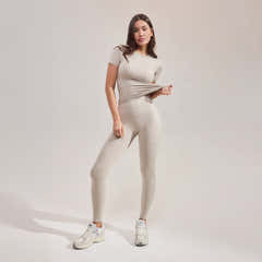 Ultimate Everyday Leggings - Oatmeal Beige