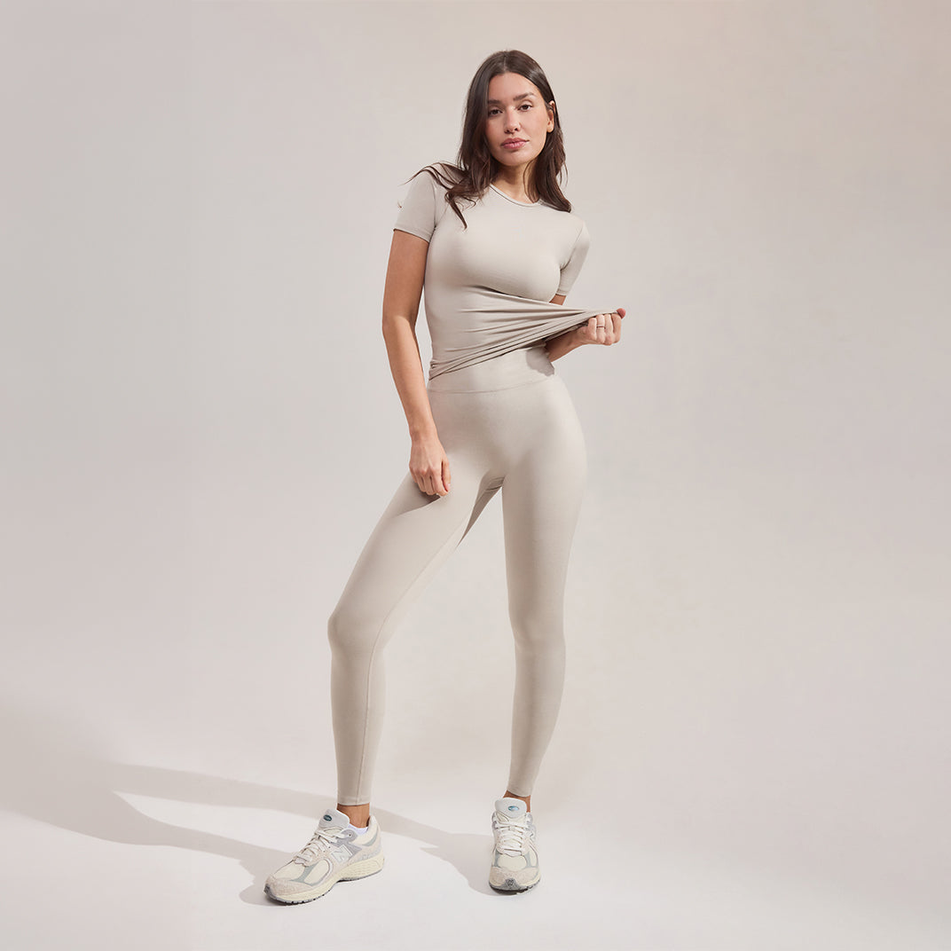 Ultimate Everyday Leggings - Oatmeal Beige