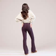Winter Flare Leggings - Wine