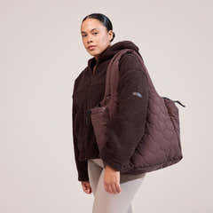 Quilted Bag - Espresso Brown